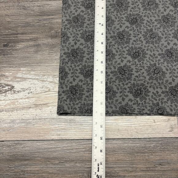 Express Floral AOP Gray Mens L Stretch Moisture Wicking Short Sleeve Polo Shirt - Picture 8 of 11